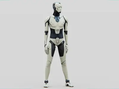 HUMANOID ORPHEUS-B  Rigged for Unreal Engine - Unity - MIXAMO 3D model