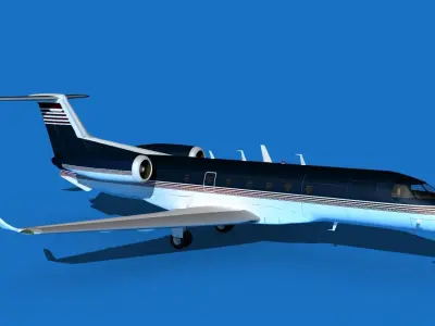 Embraer Legacy 500 V10 3D model