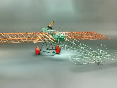 Fokker E IIII Eindecker 3D model