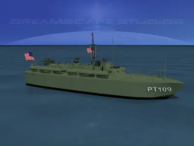 Elco PT Boat PT-109 3D model