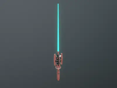LightSaber star wars light saber Free low-poly 3D model