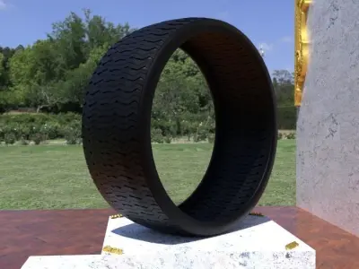 ORTAS TIRE NO 31 GAME READY Low-poly 3D model