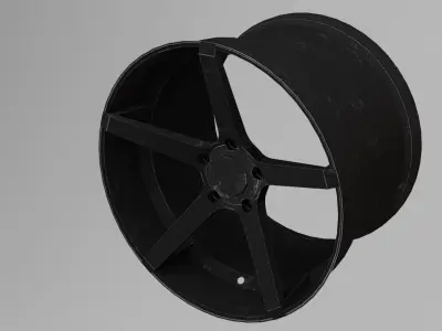 Sport Rim ZP06 Free low-poly 3D model