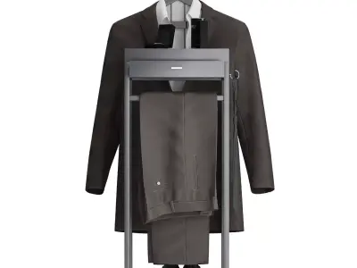Valet Stand 3D model 3D model