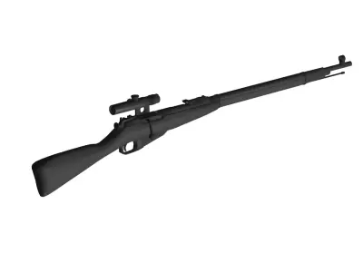 mosin sniper 3D model
