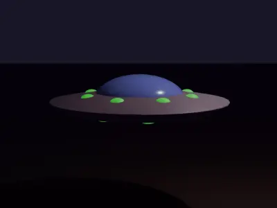 Unidentified flying object 3D model