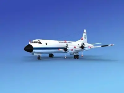 Lockheed P-3 Orion Dept Of Commerce 3D model