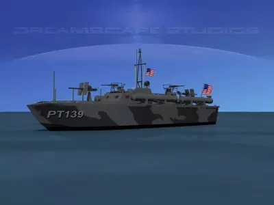 Elco PT Boat PT-139 3D model