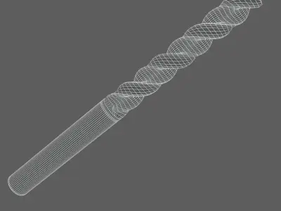 Drill bit 3D model