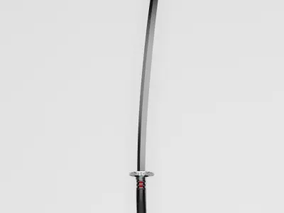 Kamado Tanjiro Nichirin Blade from Kimetsu No Yaiba 3D model