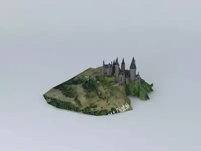 Hogwarts School of Witchcraft and Wizardry Free 3D model