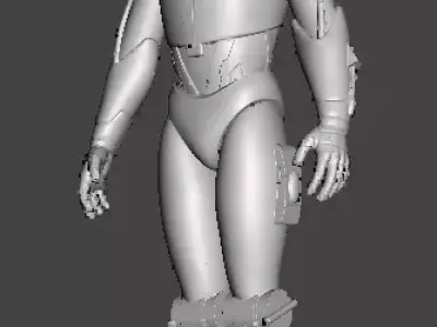 Star Wars Droid BL 17 Action Figure STL File 3D Printing  3D print model
