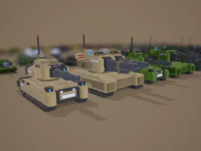 Voxel Pack 01 Low-poly 3D model