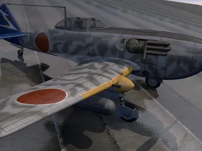 Nakajima Ki-87-1 3D model