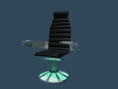 Excelsior NX-2000 Captains Chair 3D model