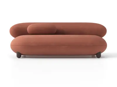 Noom Flock Sofa 210 Free 3D model