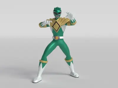 Green Ranger - Power Ranger 3D model