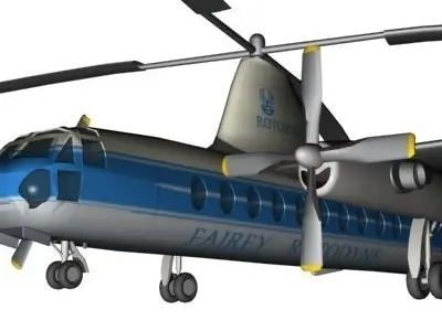 Fairey Rotodyne 3D Model 3D model