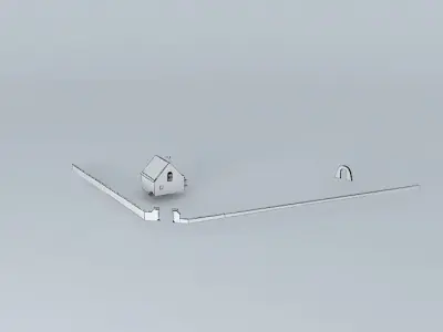 The Bourg Pol church Free 3D model