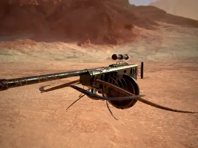 Rifle Klimenko Free low-poly 3D model