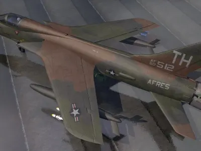 Republic F-105D Thunderchief 3D model