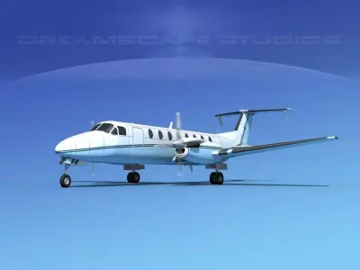 Beechcraft 1900C V20 3D model
