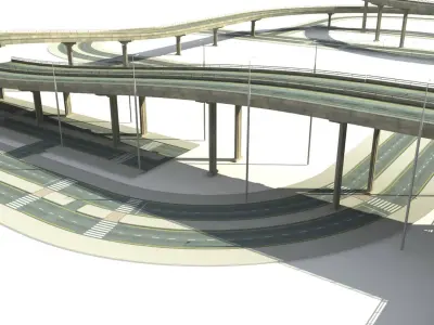 Highways and Streets Collection 3D model
