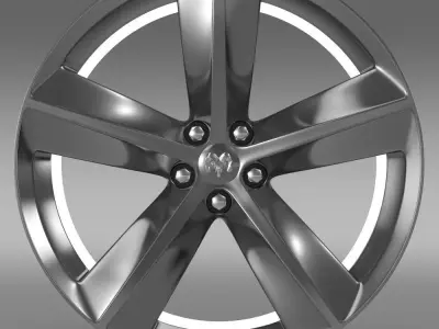 Dodge Challenger SRT8 rim 3D model