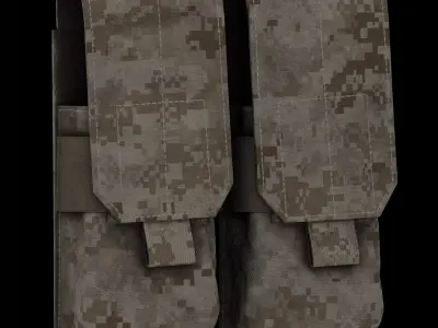 Eagle Industries SOFLCS M4 Mag Pouch Low-poly 3D model