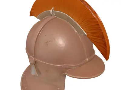 Broken Bronze Helmet 3D Model 3D model