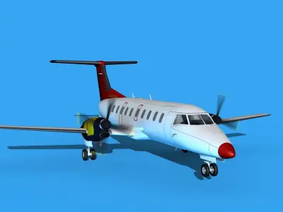 Embraer EMB120 Corporate 5 3D model