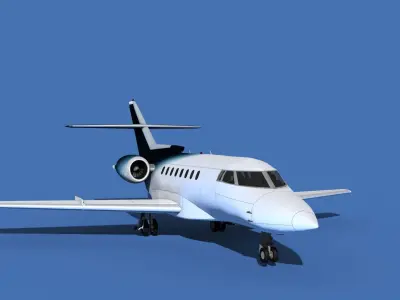 Hawker Siddley 1000 V10 3D model