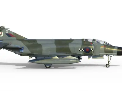 Phantom FGR 2 F-4M 3D model