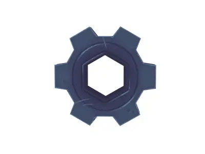 Gear - Hand Painted 3D model