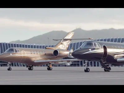 Hawker 900XP 3D model