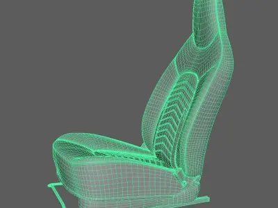 CarSeat Free 3D model