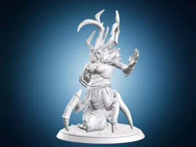 Demonic Spider Queen 3D print model