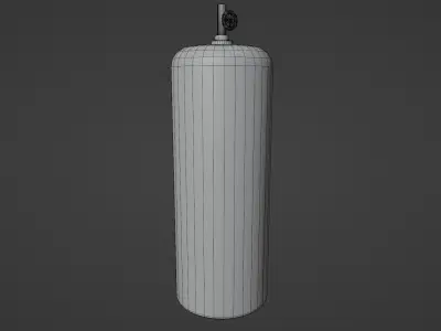 Gas or liquid tank 3D model