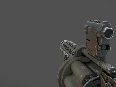 MGL-140 Low-poly 3D model