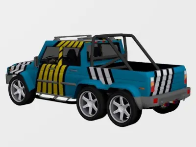 Jeep 3D Model Low-poly 3D model