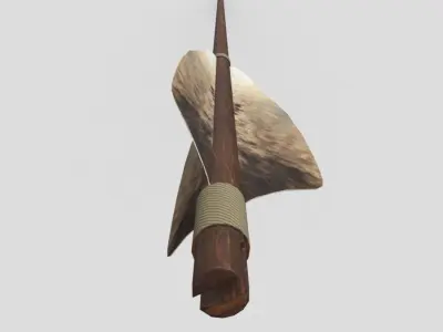 CC0 - Wooden Arrow Free low-poly 3D model