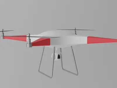 Cartoon Drone  3D model