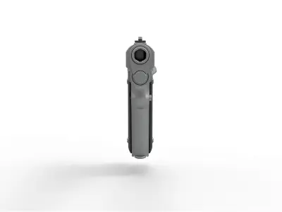 Pistol AMT Hardballer 3D model