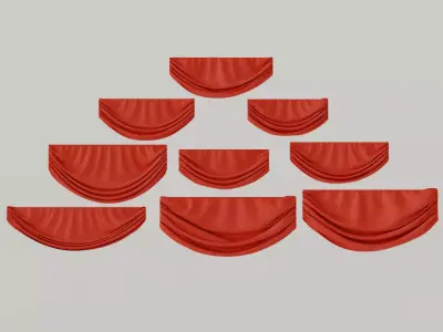 Stage cloth Free 3D model