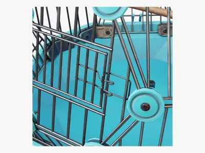 Birdcage Geo Low-poly 3D model