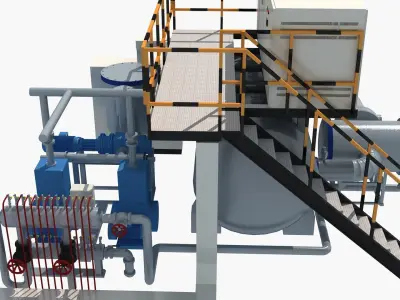 Vacuum Furnace 3D model