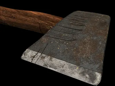 AXE LOW POLY MODEL Low-poly 3D model