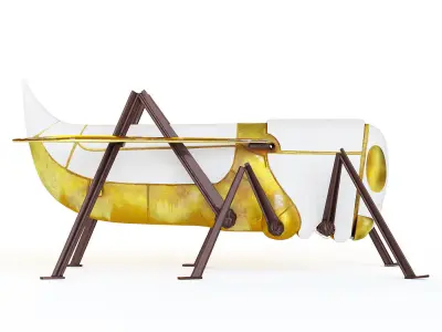 Bar table Locust 3D model