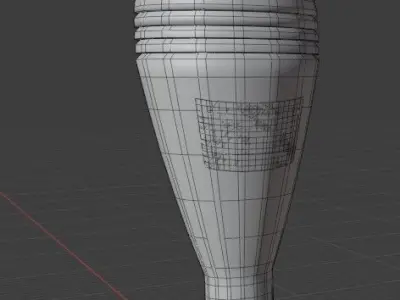 Mine 82 mm Low-poly 3D model