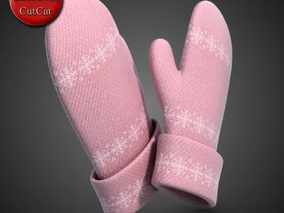 Mittens 3D model
